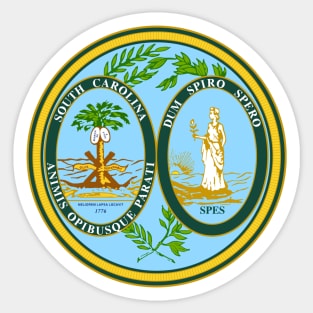 South Carolina Coat of Arms Sticker